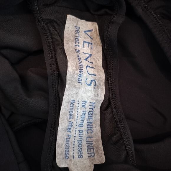 Venus Sensational Swim Skirt Ruched Black Pull On NEW - Picture 9 of 9